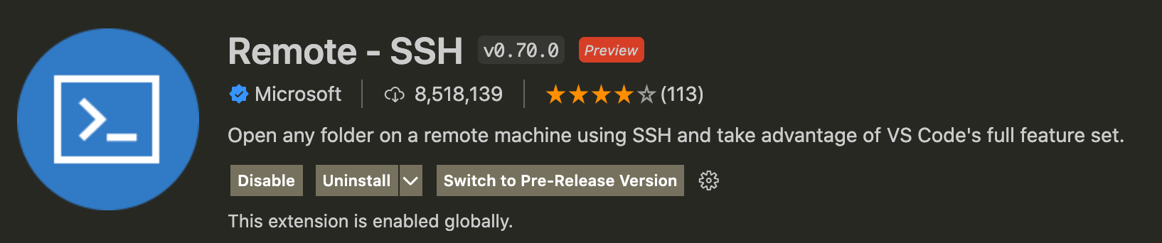 remote SSH