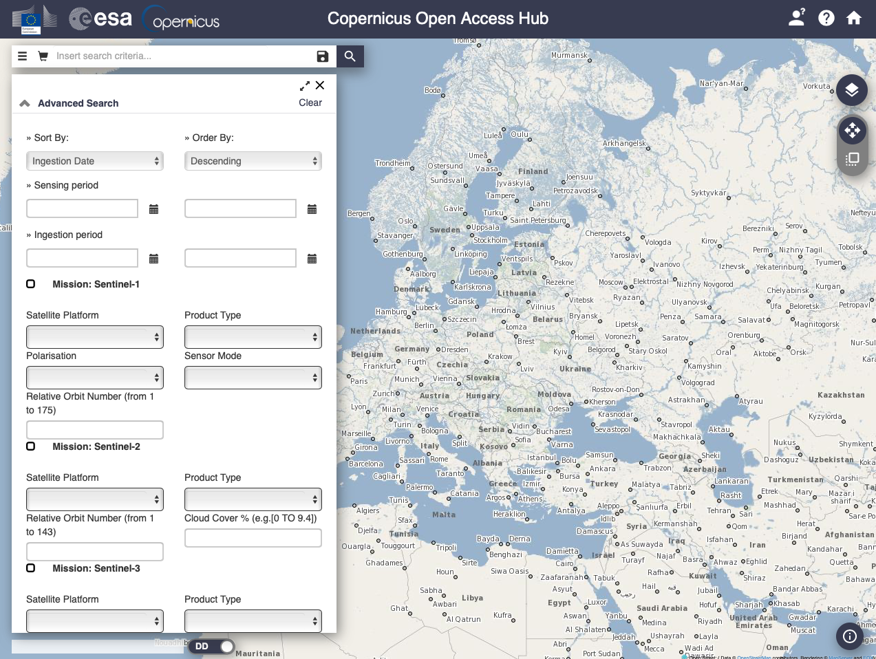 SciHub Graphical User Interface